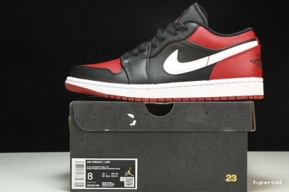 Hyperoad 1 Jordan Bred Toe” Low “Alternate 0804